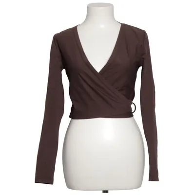 Cardigan cache-cœur (Marron) de Aim'n Élasthane, Polyamide