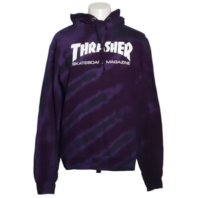 Huvtröja (Lila, Flerfärgad) från Thrasher Bomull, Polyester