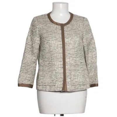 Jacke (Beige, Schwarz) von Malou Sander Baumwolle, Leinen, Polyester, Viskose
