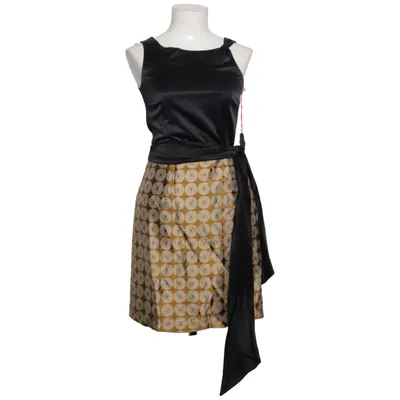 Jurk (Zwart, Geel, Wit) van Avoca Anthology Acetaat, Katoen, Elastaan, Polyester