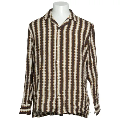 Chemise (Marron, Blanc, Jaune) de Oas Viscose