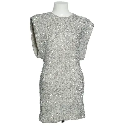 Cocktailklänning (Silverfärgad) från Zara Elastan, Polyester