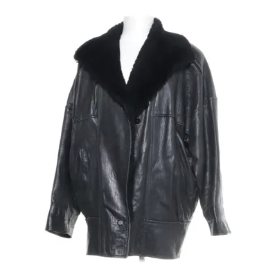 Shearling jas (Zwart) van Kosar