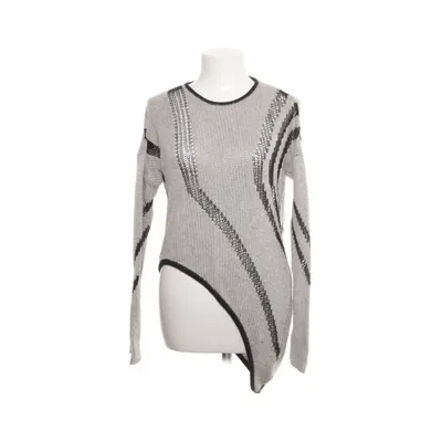 Sweater (Gray, Black) from Helmut Lang Linen, Nylon, Wool, Viscose