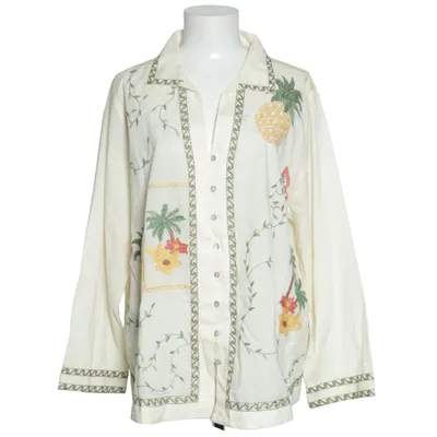 Skjorta (Beige, Flerfärgad) från Indiska Ekologisk bomull, Polyester