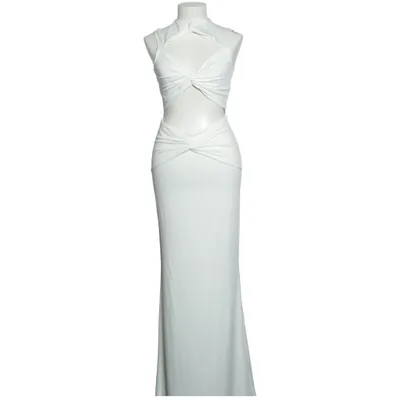 Aftonklänning (Vit) från Aria Cove Elastan, Polyester