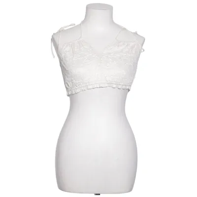 Crop top (Vit) från Divided by H&M Elastan, Polyester