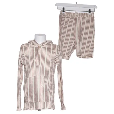 Pyjamas (Beige, Vit) från H&M Bomull