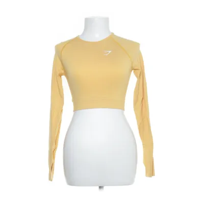 Sporttop (Geel) van Gymshark Nylon, Elastaan