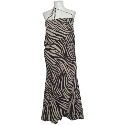 Halterneck-kjole (Beige, Sort) fra Adoore