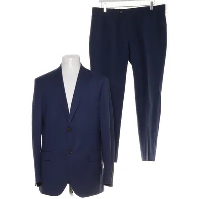 Kostym (Blå) från D'S Classic Acetat, Elastan, Polyester, Ull
