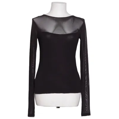 Topp (Svart) från H&M Polyester, Elastan, Viskos