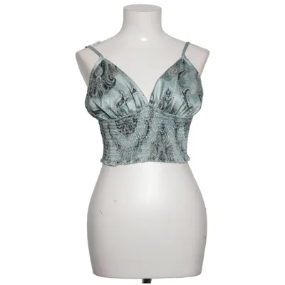 Crop top (Blauw, Meerkleurig) van Buch Copenhagen Katoen, Polyester