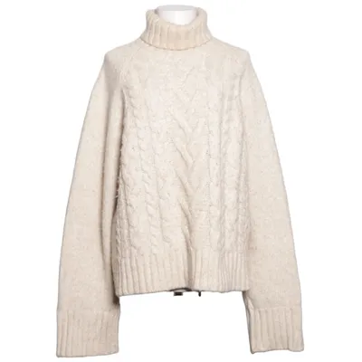 Tröja (Beige) från Ganni Akryl, Alpackaull, Ekologisk bomull