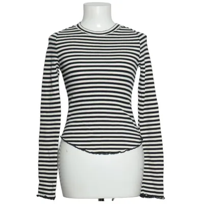 Langarmshirt (Schwarz, Weiß) von Free People Baumwolle, Elasthan