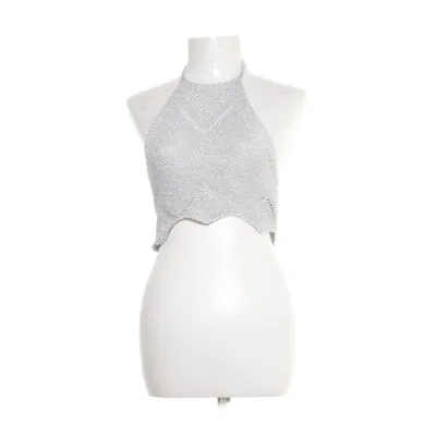 Halterneck top (Sølv) fra ZYC Metallfiber, Viscose