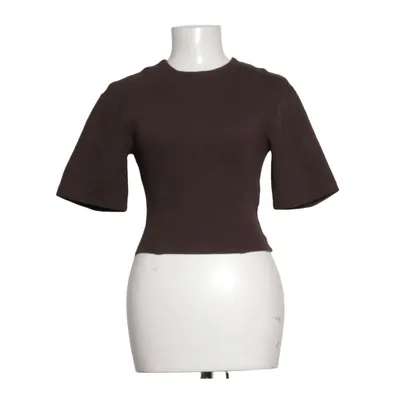 T-shirt (Brun) från Gina Tricot Bomull, Elastan, Återvunnen polyester