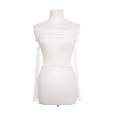 Crop top (Wit) van Bo+Tee Elastaan, Polyester