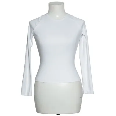 T-shirt à manches longues (Blanc) de Adanola Coton, Élasthane