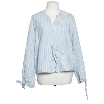 Bluse (Blau, Weiß) von Bubbleroom Capsule Collection Baumwolle