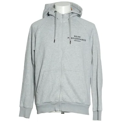 Capuchon sweater (Grijs) van Peak Performance Katoen, Polyester