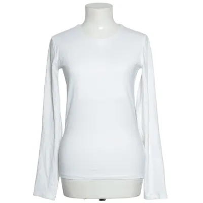Långärmad t-shirt (Vit) från Zara Bomull, Elastan