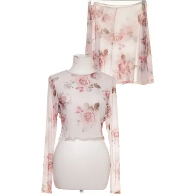 Set (Vit, Rosa, Grön) från New Look Elastan, Nylon