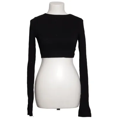 Crop top (Noir) de ASOS Design Élasthane, Viscose