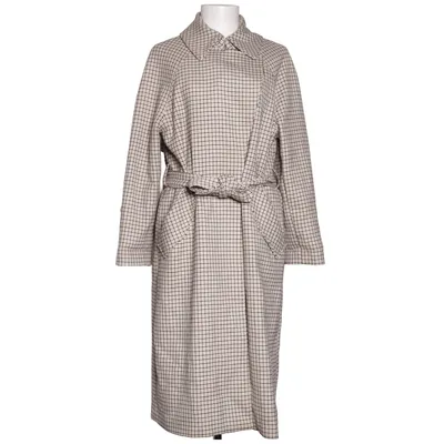 Frakke (Beige, Sort, Hvid) fra H&M Elastan, Polyester, Viscose