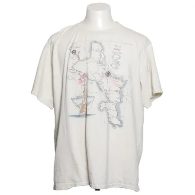 T-shirt (White, Multicolored) from Ragabond Studio Cotton