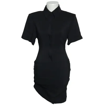Skjortekjole (Sort) fra Rowen Rose Elastan, Polyester, Viscose