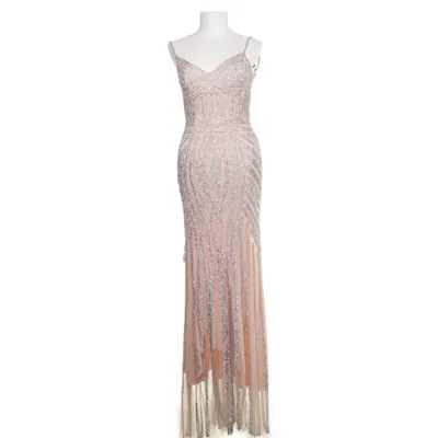 Aftonklänning (Beige, Silverfärgad) Polyester