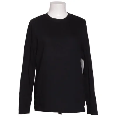 Langærmet t-shirt (Sort) fra H&M Bomuld
