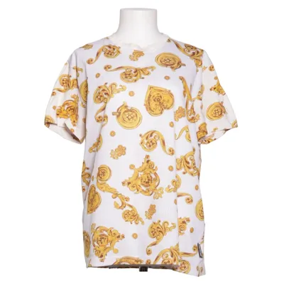 T-shirt (Vit, Guldfärgad, Flerfärgad) från Versace Jeans Couture Bomull, Elastan, Polyester