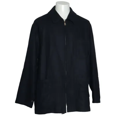 Manteau (Noir) de Casanova Polyamide, Laine