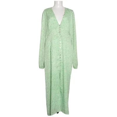 Kjole (Grøn, Hvid) fra Adoore Elastan, Polyester