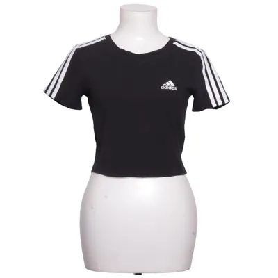 Crop top (Svart, Vit) från Adidas Bomull, Elastan