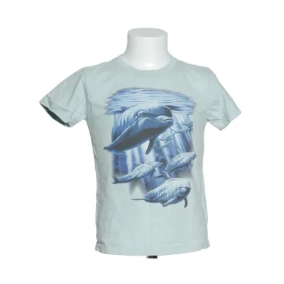 T-shirt (Blue, Multicolored) from Kolmården Cotton