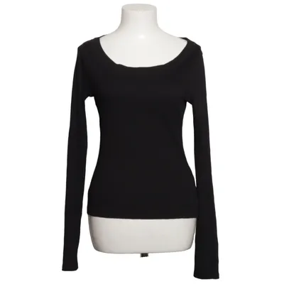 Långärmad t-shirt (Svart) från Monki Bomull, Elastan