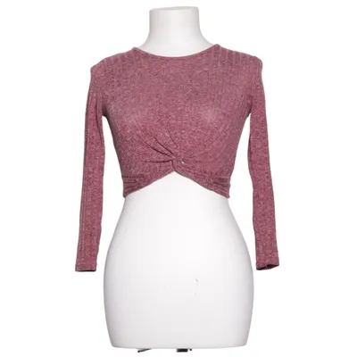Crop top (Lila) från Shein Elastan, Polyester, Viskos