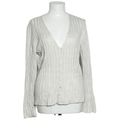 Cardigan (Beige) from Cassis Acrylic, Linen, Polyamide, Viscose