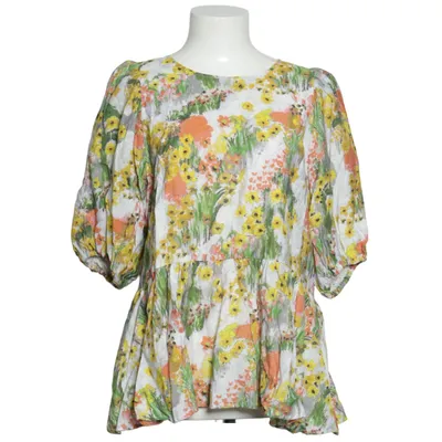 Bluse (Hvid, Flerfarvet) fra Stine Goya Tencel