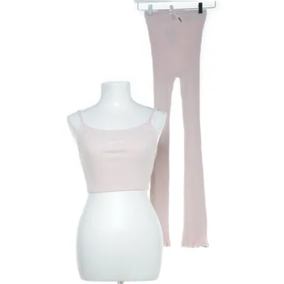 Set (Roze) van Lounge Apparel Katoen, Elastaan