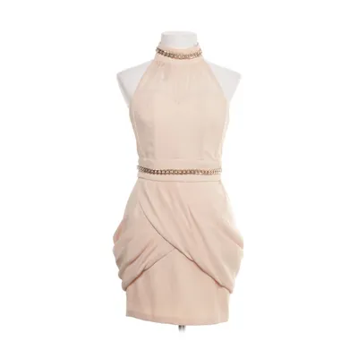 Halterneckklänning (Beige) från Elisabetta Franchi