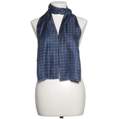 Suit scarf (Blue, Yellow) from John Henric Silk