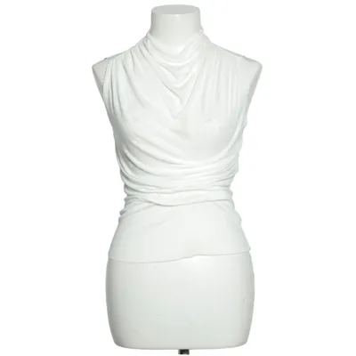Top (Wit) van With Jéan Elastaan, Linnen, Viscose