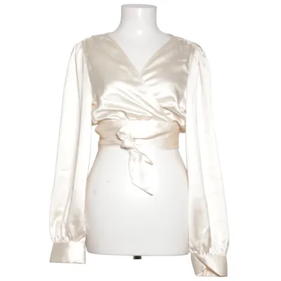 Omlottblus (Beige) från Forever 21 Elastan, Polyester