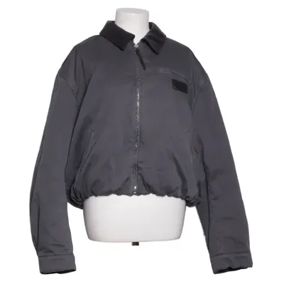 Jacka (Grå) från Acne Studios Bomull, Skinn, Polyester