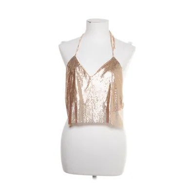 Halternecktopp (Guldfärgad) från Edikted