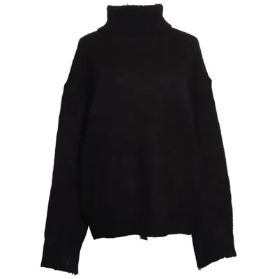 Turtleneck (Sort) fra NA-KD Alpacauld, Elastan, Polyamid, Polyester